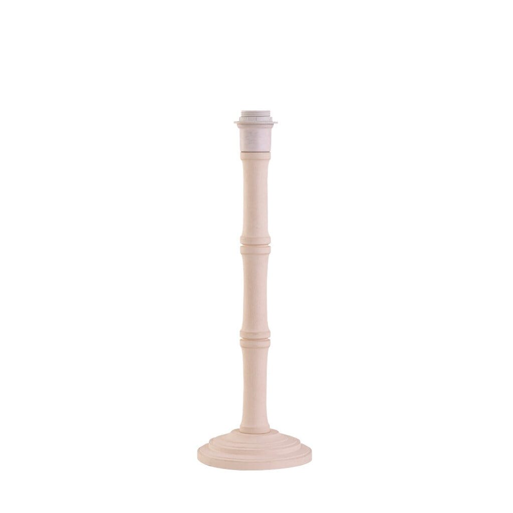 Lamp Base Bamboo Cream