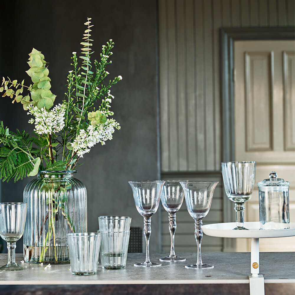 Large Glass Jar w. Lid