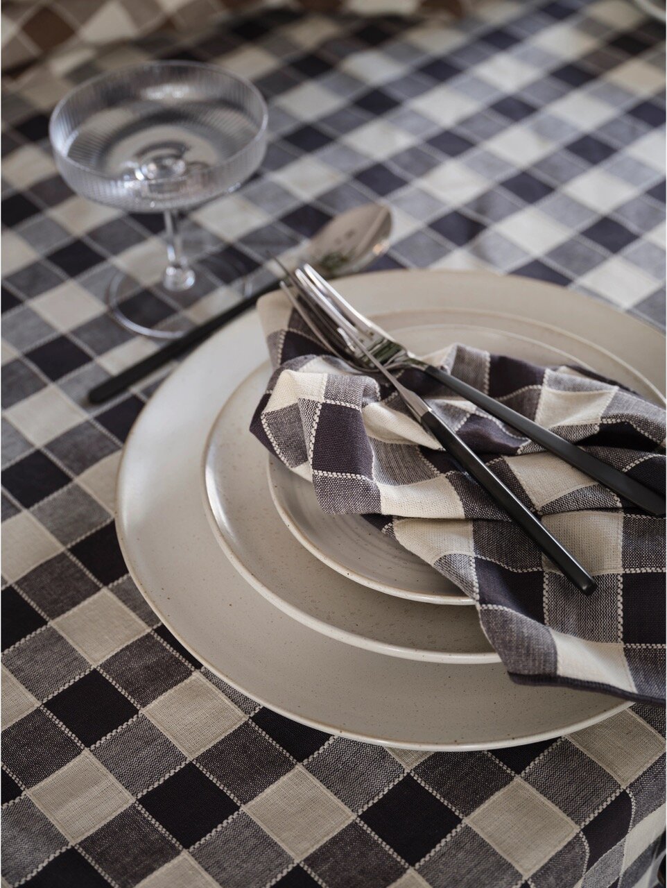 Table Cloth Mary Grey