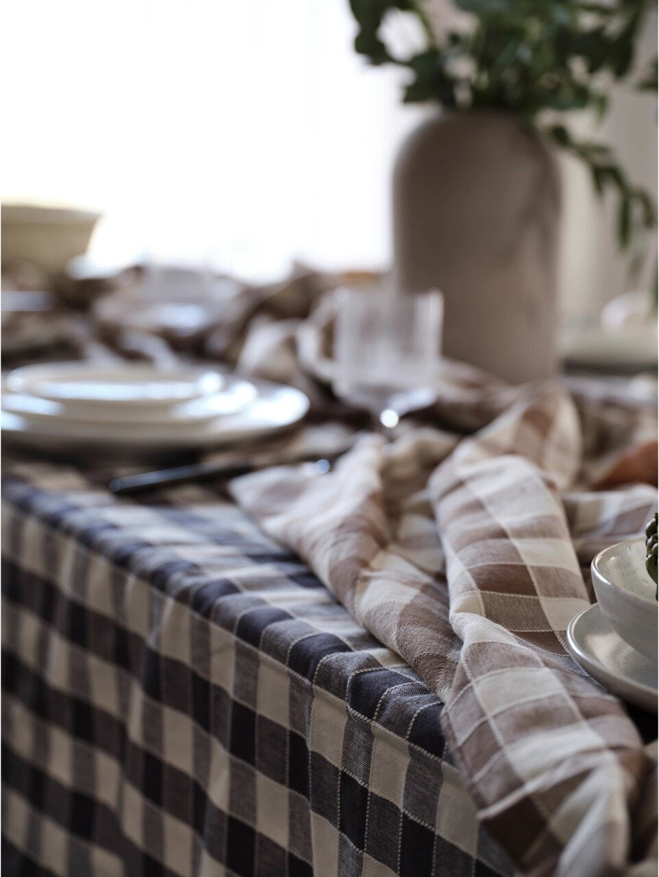 Table Cloth Mary Grey