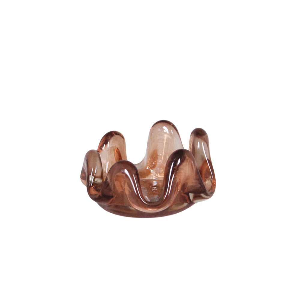 Tea Light Holder Clara Light Brown Small