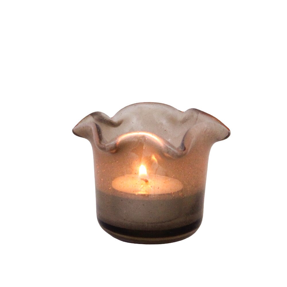 Tea Light Holder Milla Brown Small