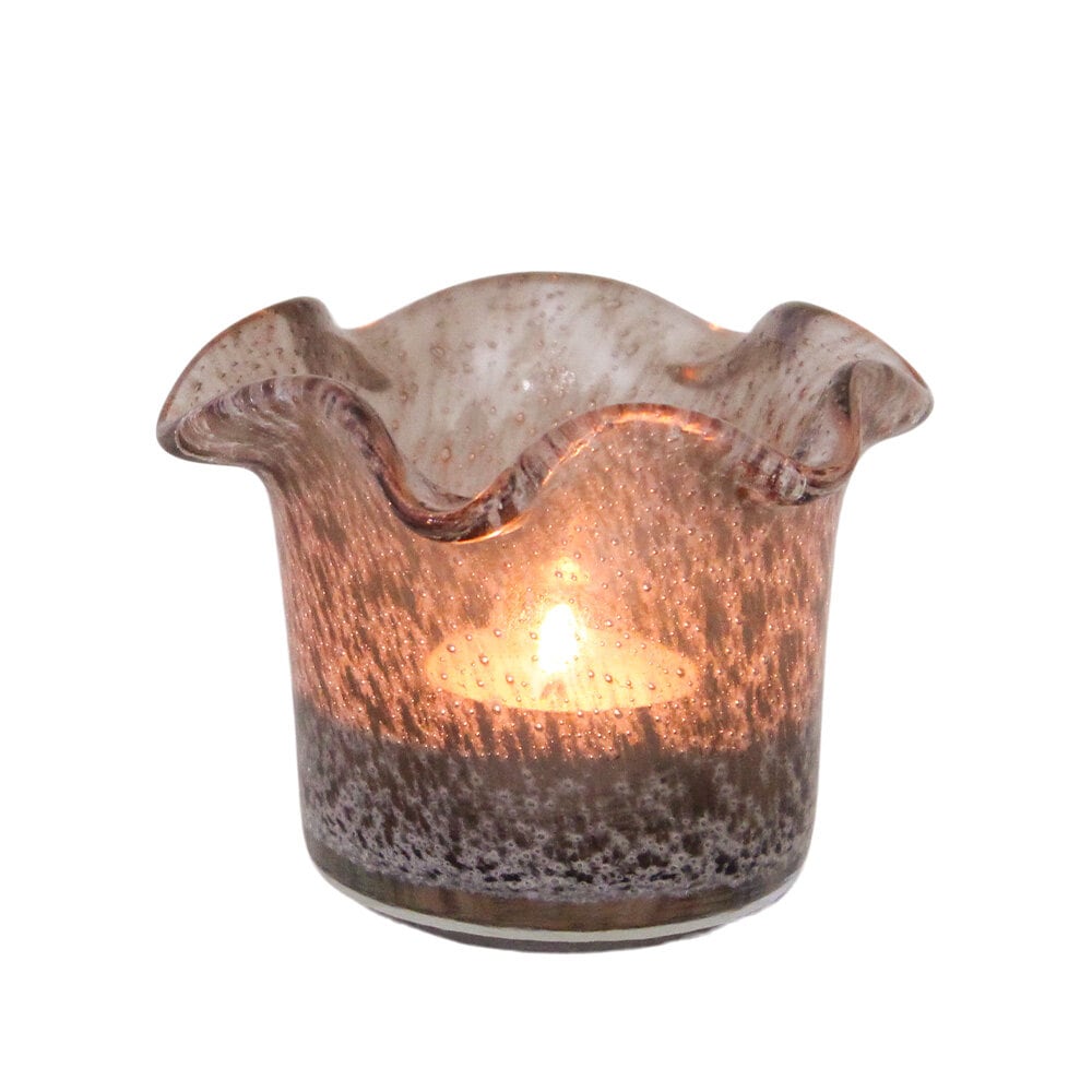 Tea Light Holder Milla Brown Large