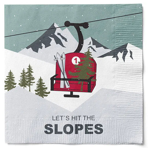 Napkin Ski Lift