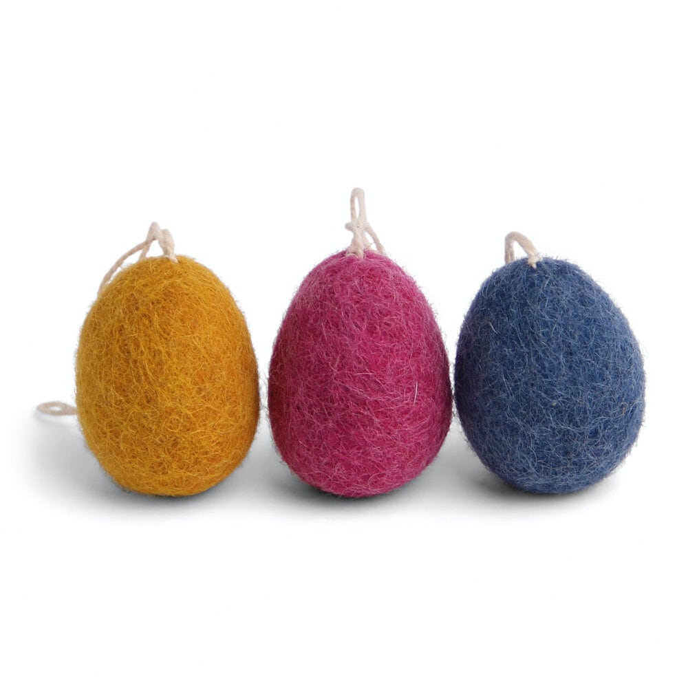 Eggs Colorful Set of 3