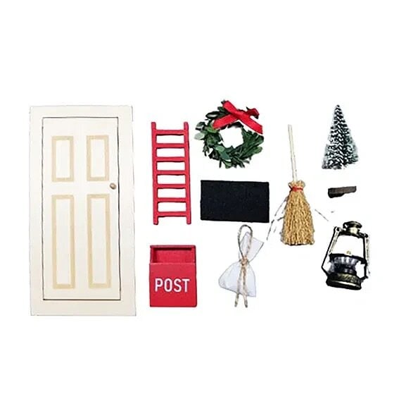 Elf Door White w. 9 Parts