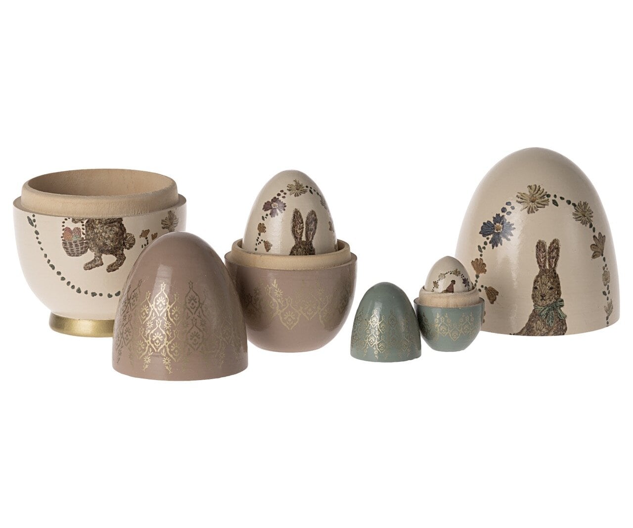 Easter Egg Babushka Set of 5