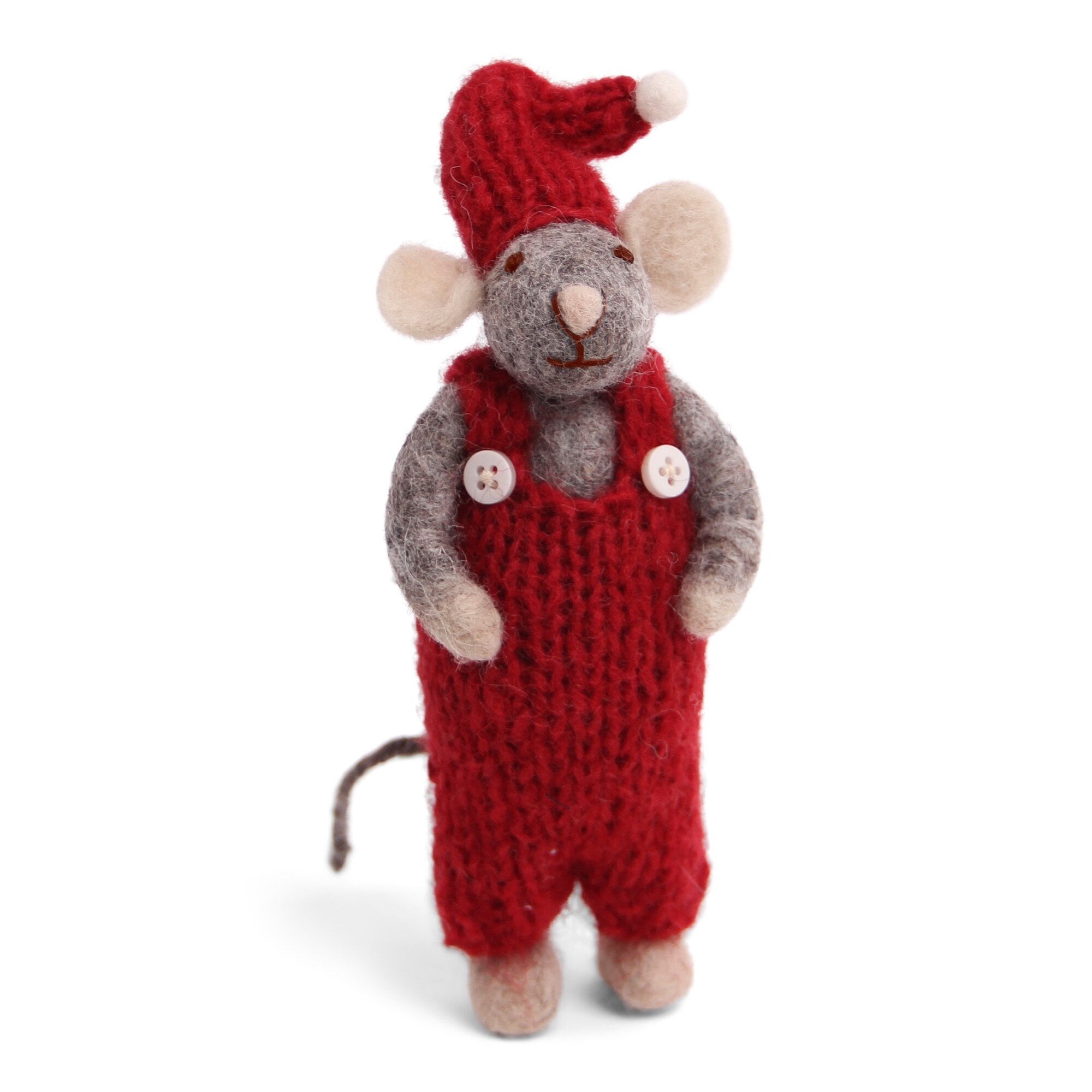 Grey Mouse w. Red Pants