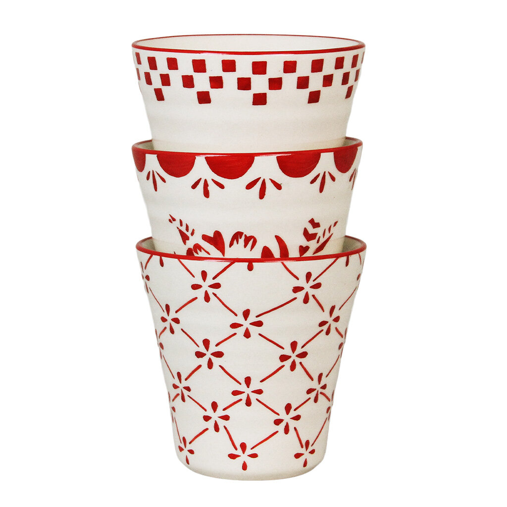 Latte Mug Marion Square Red