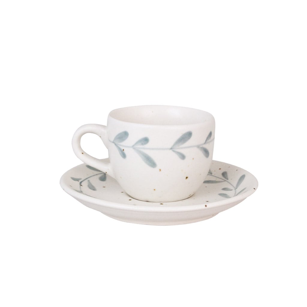 Cup w. Saucer Viola Leaf