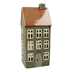 Ceramic House Dark Green