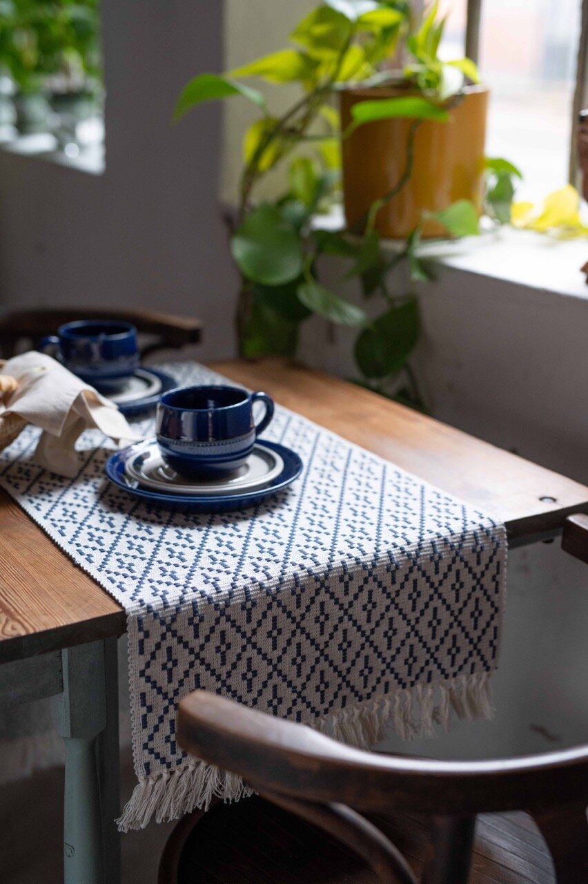 Table Runner Benji Blue