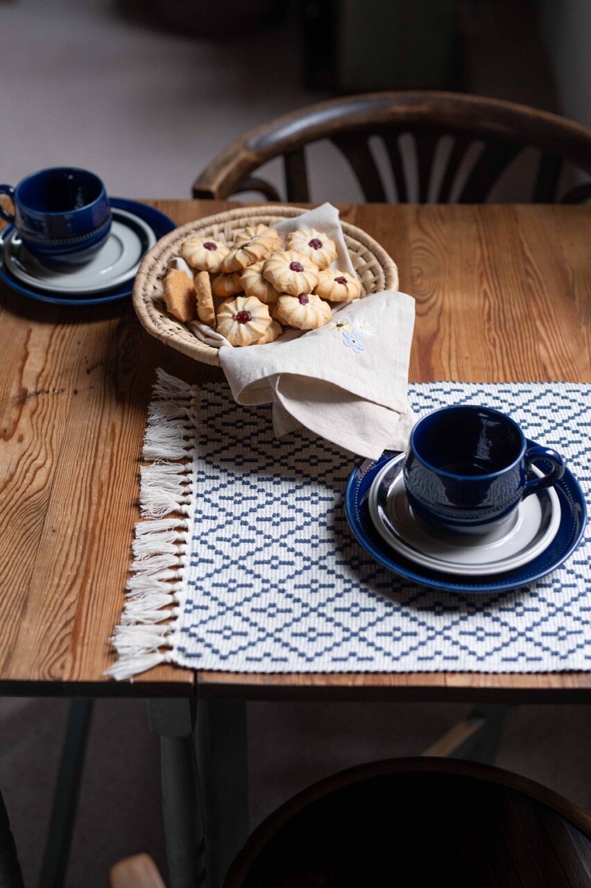 Table Runner Benji Blue