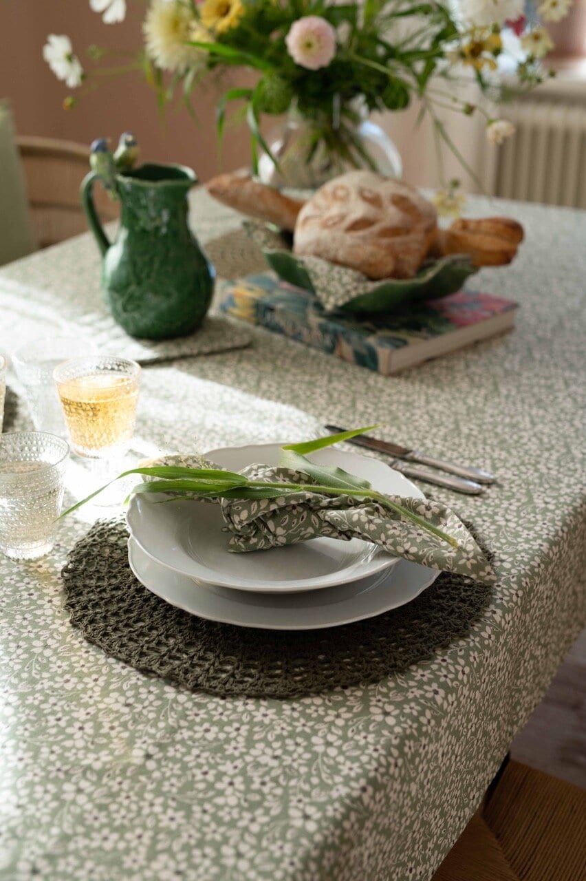 Table Cloth Lisen Green