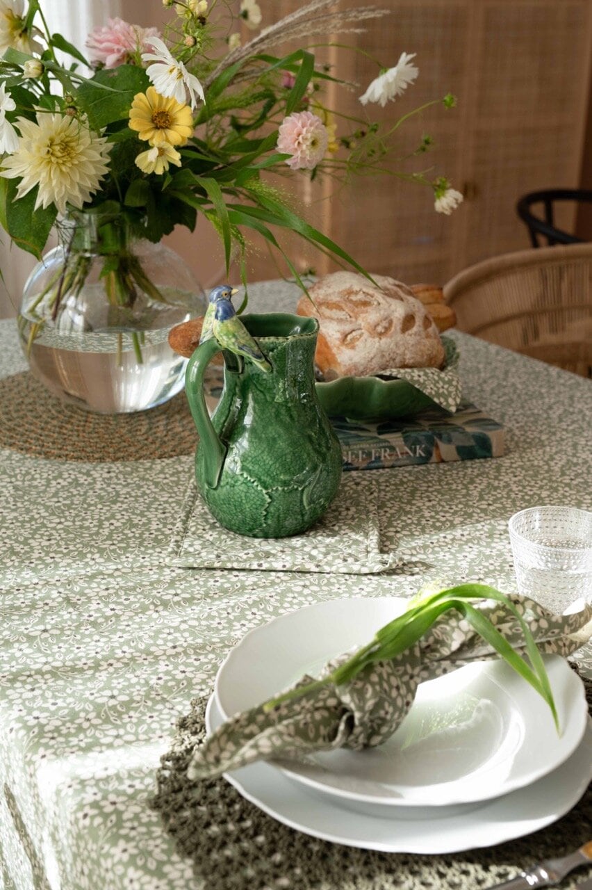 Table Cloth Lisen Green