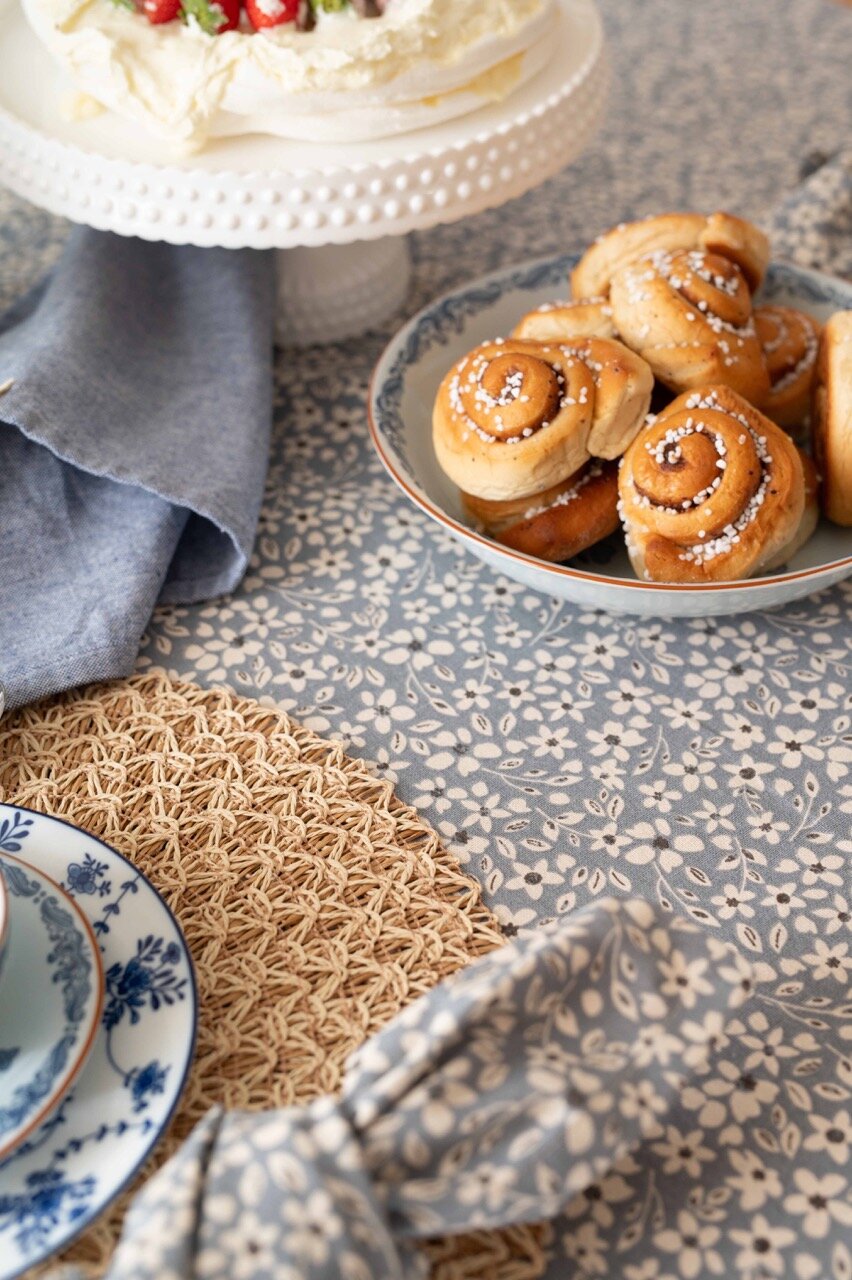 Table Cloth Lisen Blue