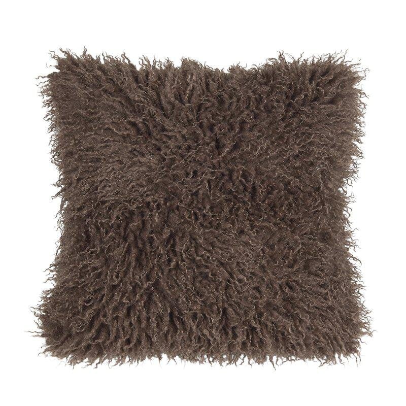 Cushion Cover Curly Brown