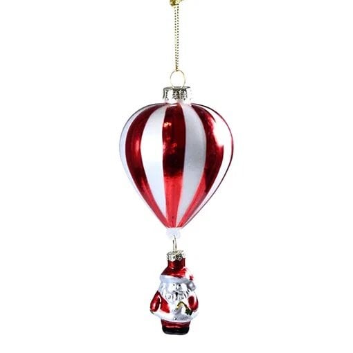 Christmas Ornament Santa & Air Balloon