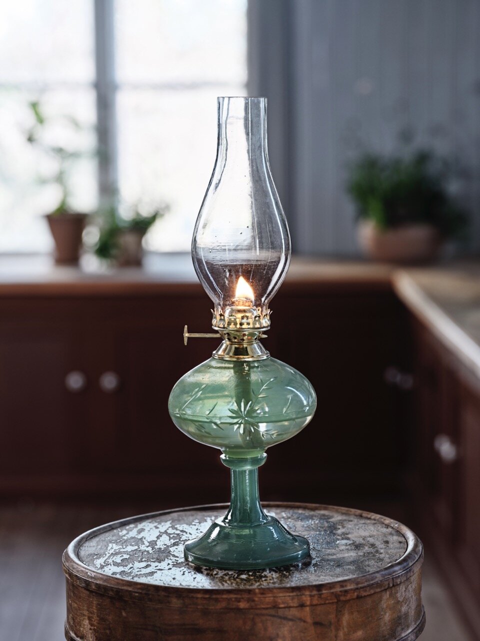 Kerosene Lamp Esmeralda Green