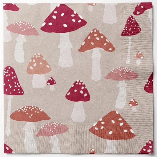 Napkin Mushrooms