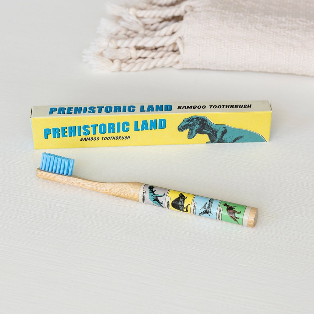 Prehistoric Land Bamboo Toothbrush