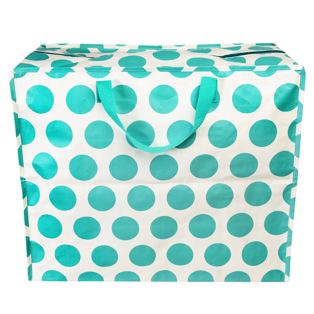 Jumbo Bag Spotlight Turquoise/Cream