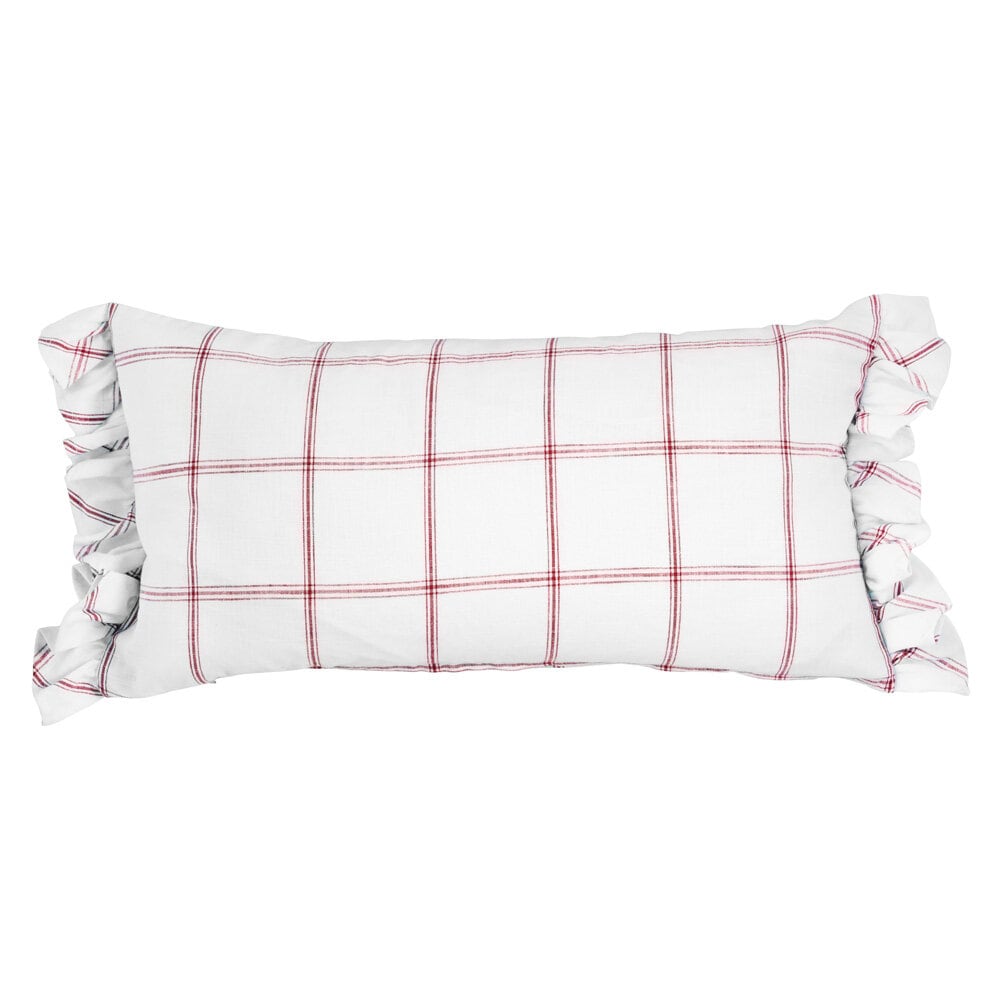 Cushion Cover Alma 40 x 60 White/Red