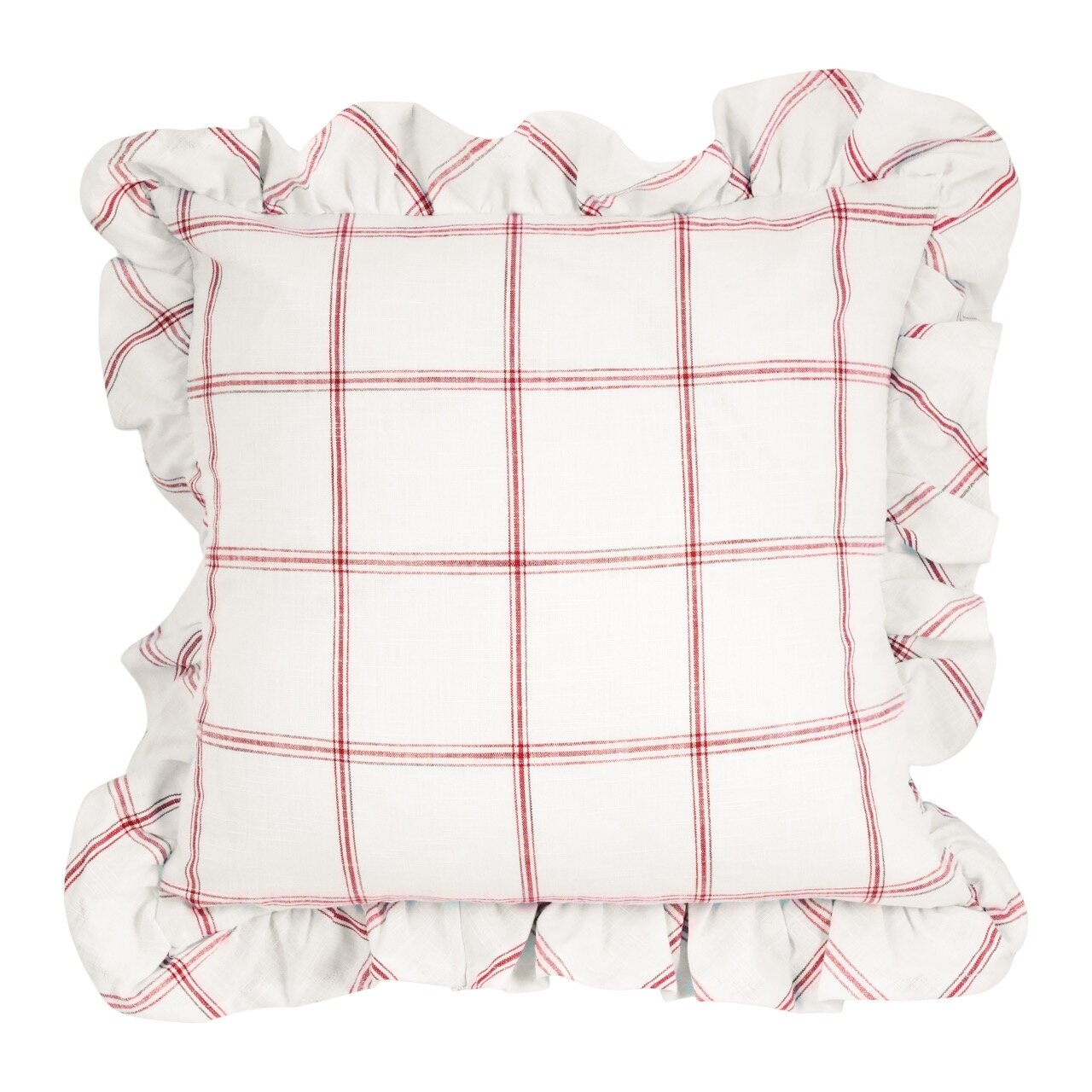 Cushion Cover Alma 45 x 45 White/Red