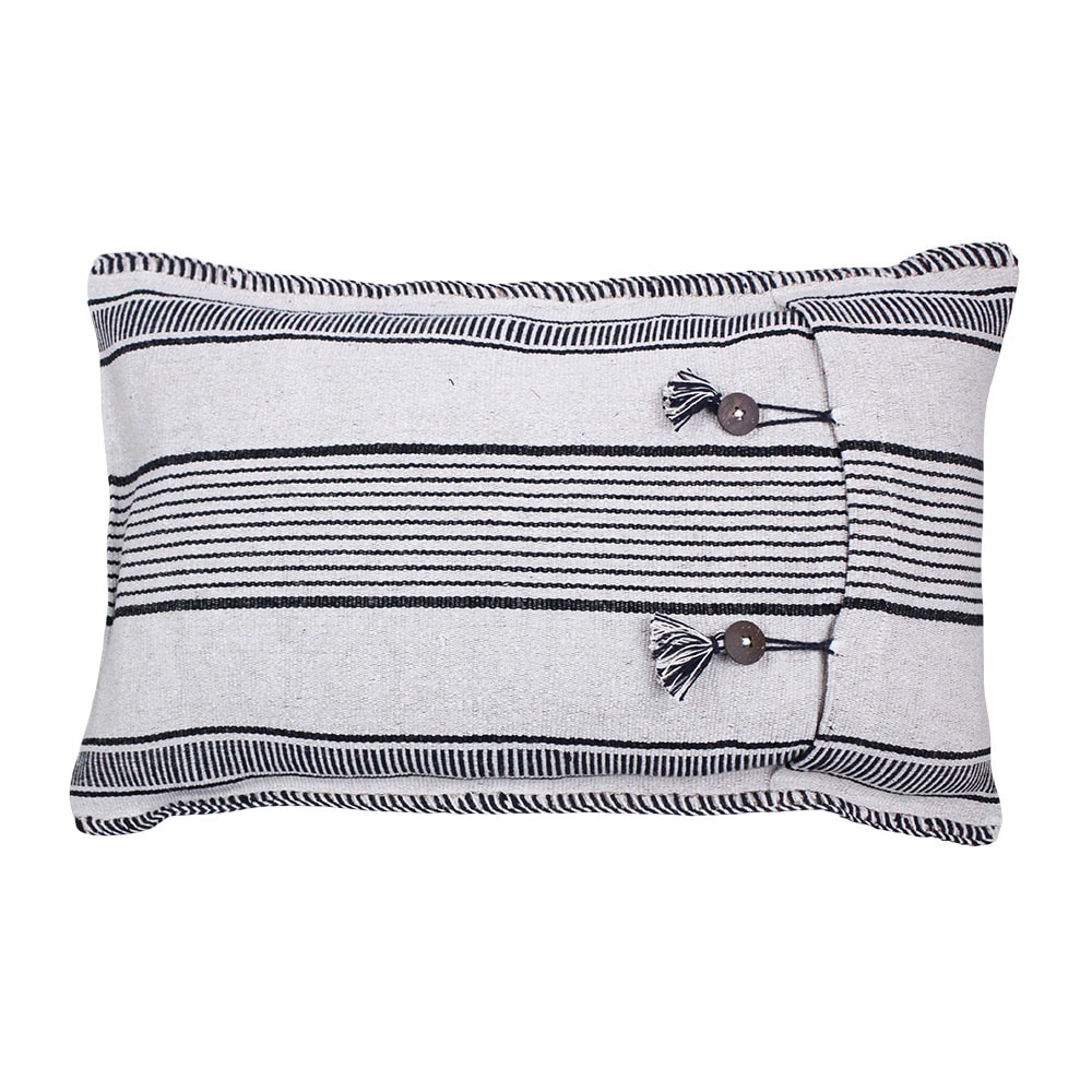 Cushion Cover Kolvik 40 x 60 Black/Off White