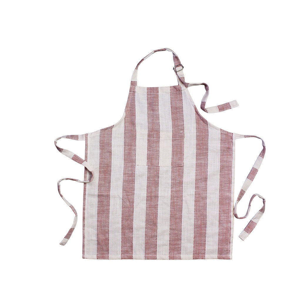 Children´s Apron Stripe Pink/White