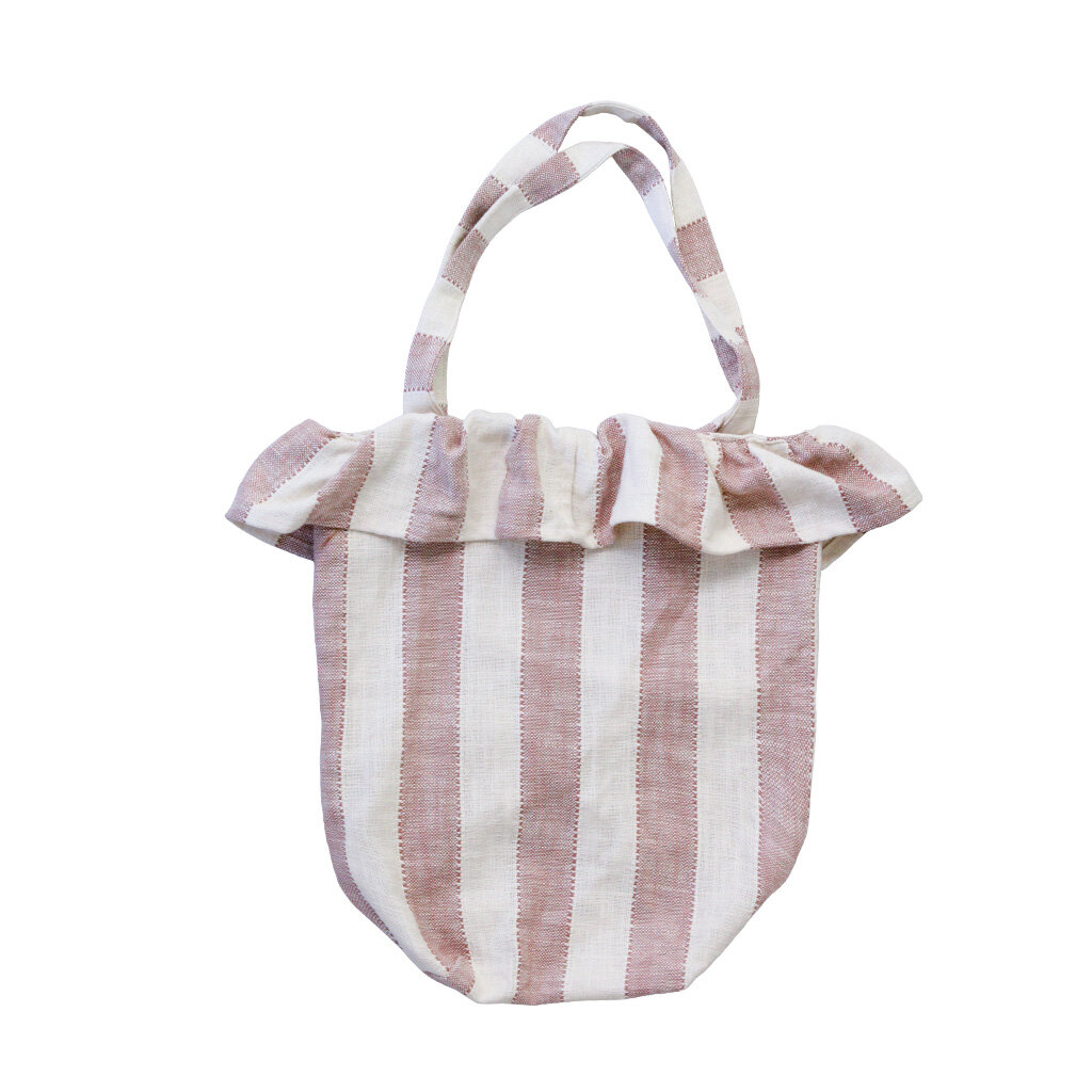 Tote Bag Ida Stripe Pink/White