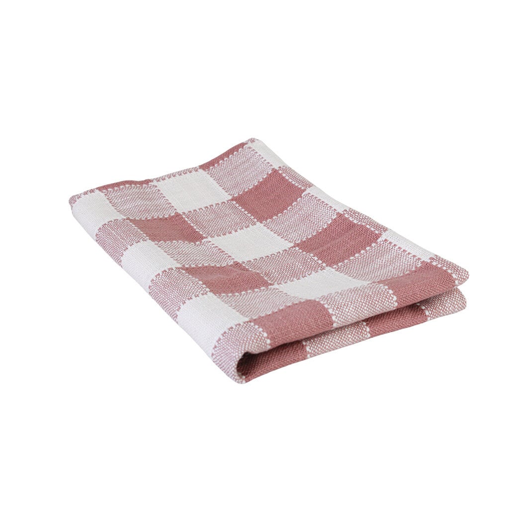 Kitchen Towel Ida Check Pink/White