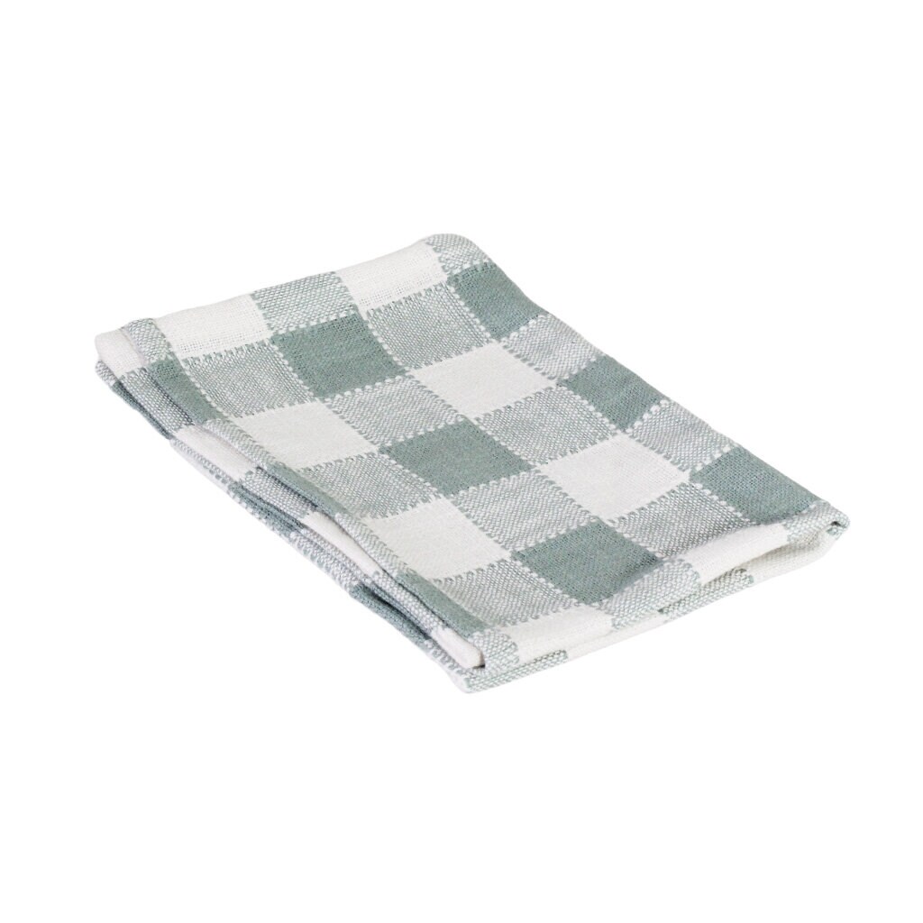 Kitchen Towel Ida Check Green/White