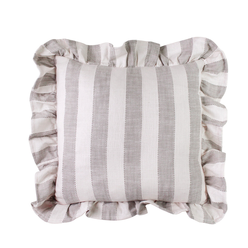 Cushion Cover Ida Stripe Beige/White