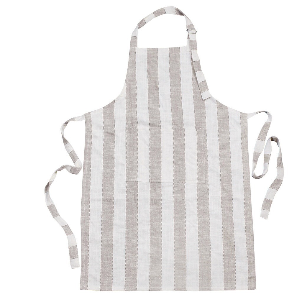 Apron Ida Stripe Beige/White