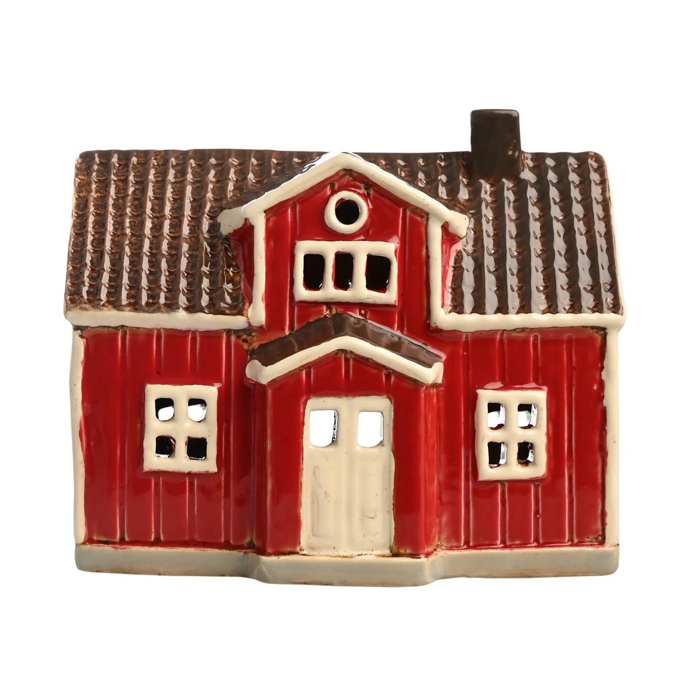 Ceramic House Swedish Red