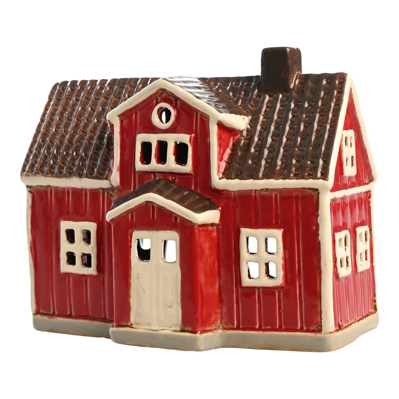 Ceramic House Swedish Red