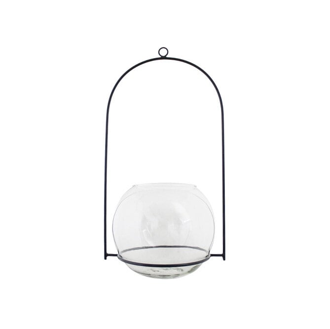 Hanging Lantern Globe Lena Black