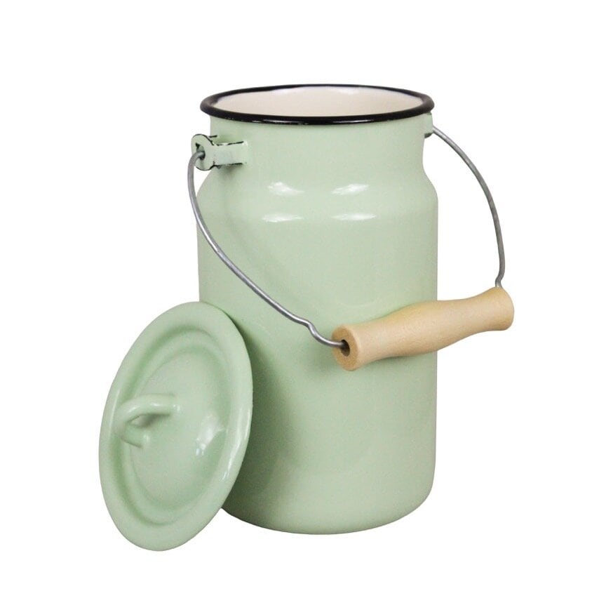 Milk Can Emils Enamel 2L Green