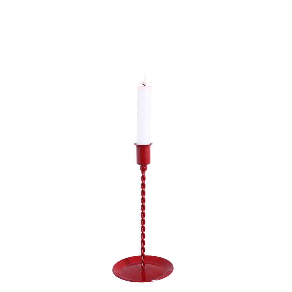 Candle Holder Estelle Red Low