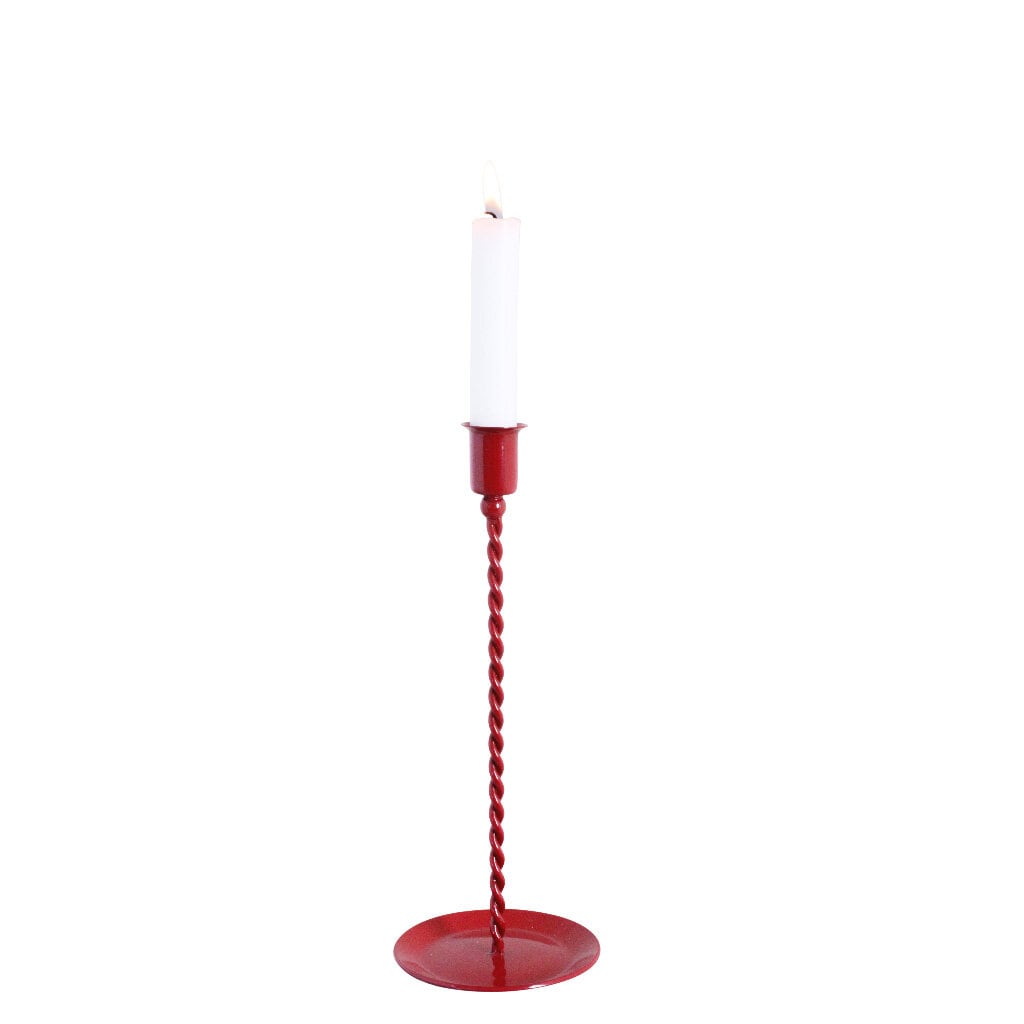 Candle Holder Estelle Red Tall