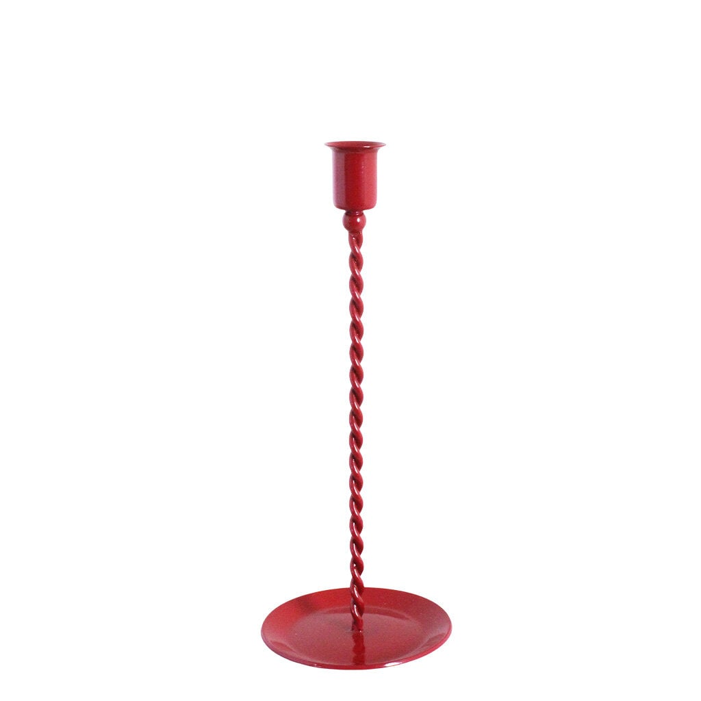 Candle Holder Estelle Red Tall