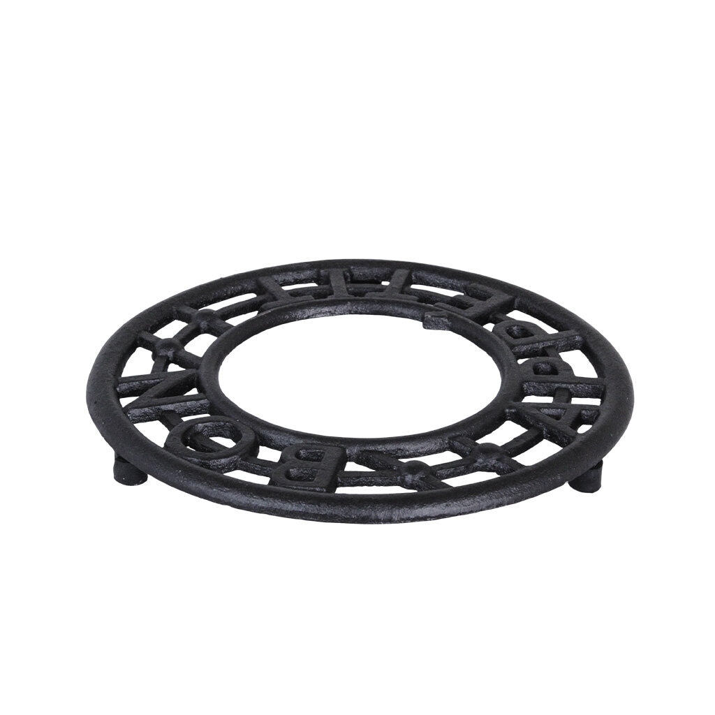 Trivet Bon Appétit Cast Iron Black