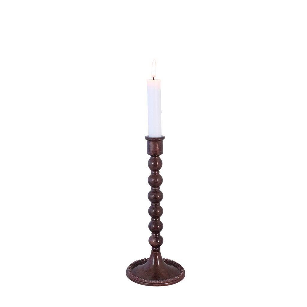 Candle Holder Sigrid Wine Red Small