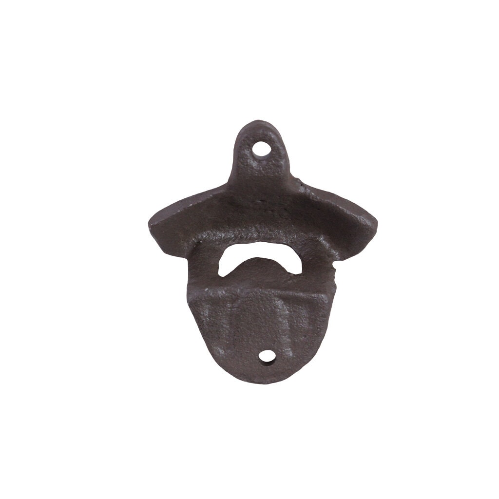 Bottle Opener Wall Iron Antique Brown