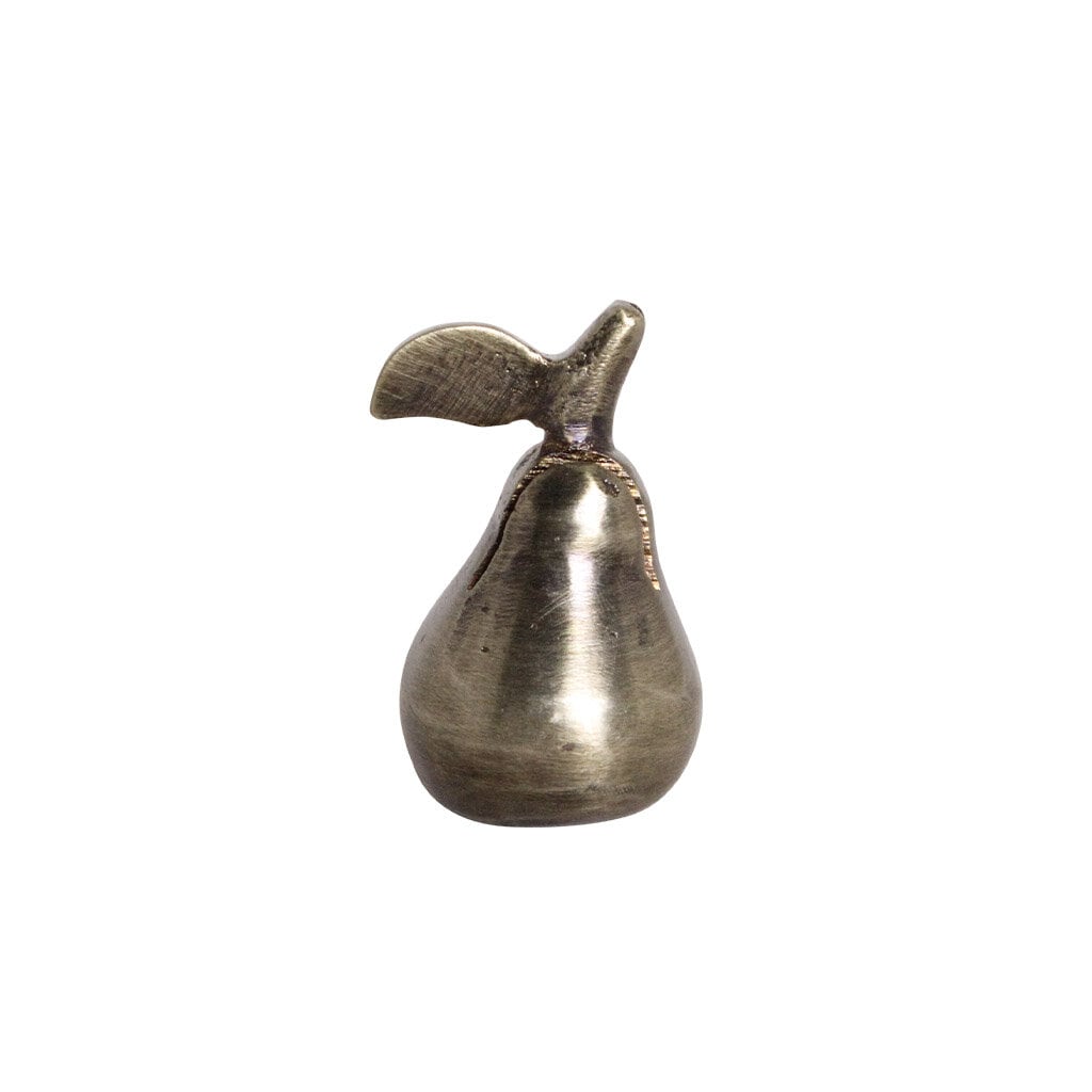 Holder For Table Placement Pear Antique Brass