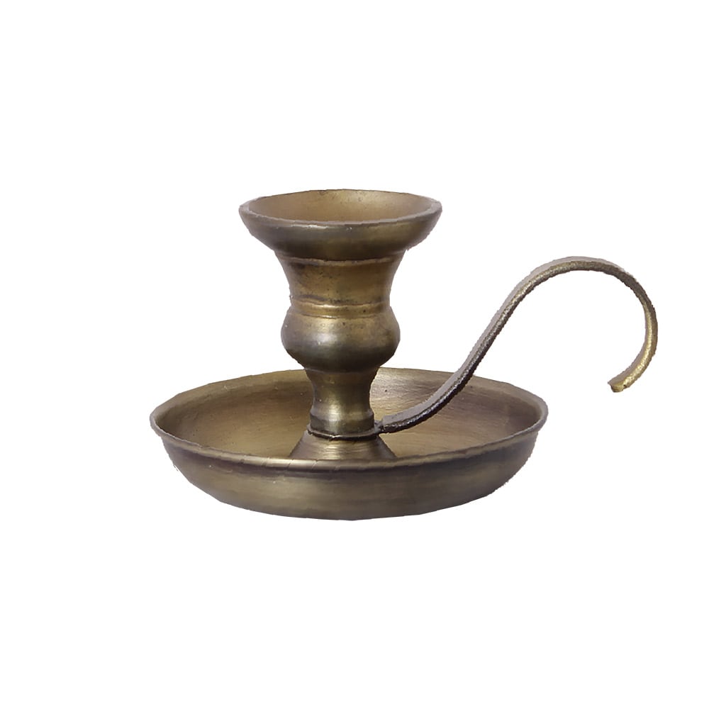 Candle Holder Gunnar Antique Brass