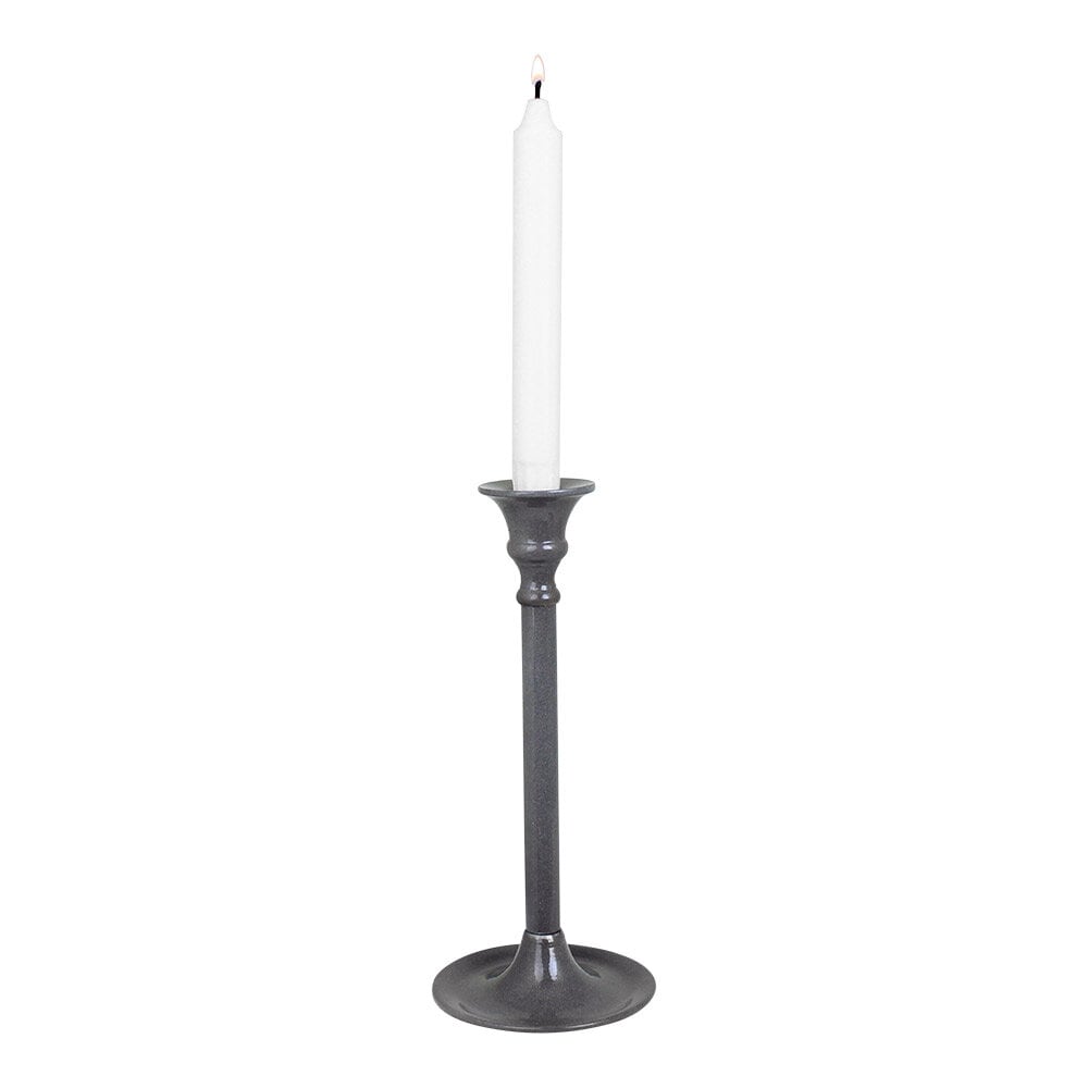 Candle Holder Hedda  Grey Straight