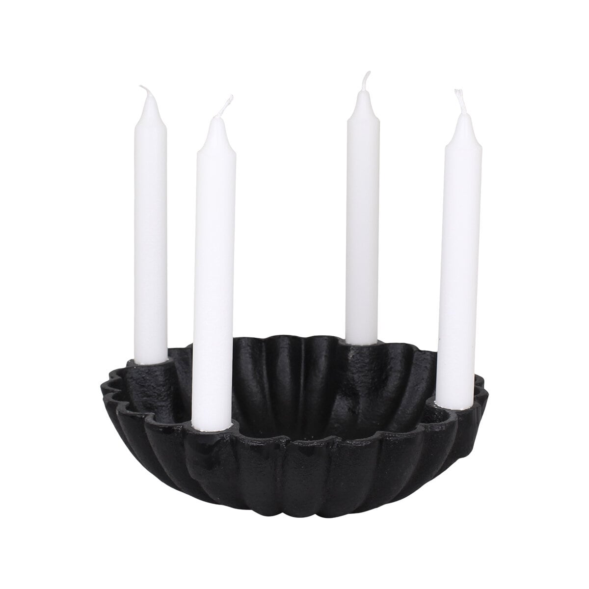 Bowl w. Candle Holders Iron