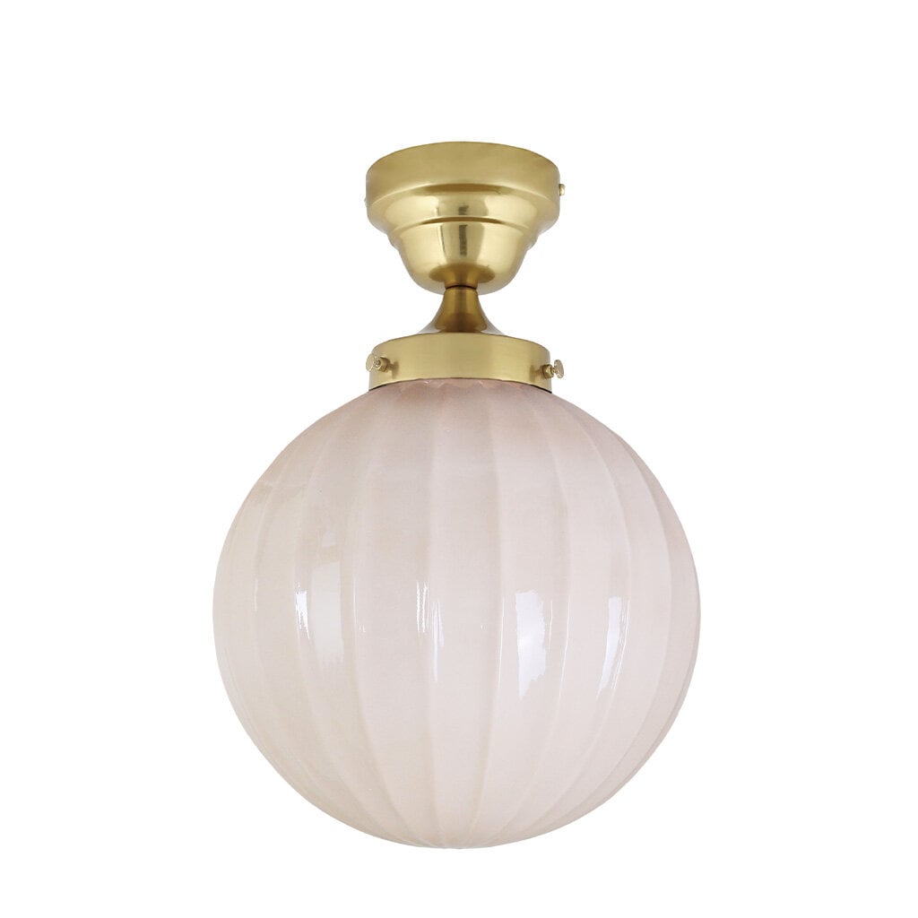 Ceiling Lamp Marit Brass/Opal Beige Large